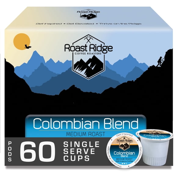 Cápsulas De Café Mezcla Colombiana Tostado Medio 60 Unidades