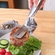 thumbnail image 2 of Upgrade Your Barbecue Game with our 401 Stainless Steel Steak Clip and Cooking Tools Set - Prevent Burning and Cook First-Rate Quality Food with Ease!, 2 of 4