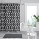thumbnail image 5 of Cortina de ducha simple, impermeable, de poliéster grueso, para baño, 5 of 5