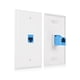 thumbnail image 1 of Wall Plate Cable Matters, paquete de 2 unidades, 1 puerto Ethernet Cat6, color blanco, 1 of 7