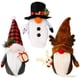 thumbnail image 1 of 3 piezas de gnomos de peluche navideños, decoraciones navideñas suecas, peluche de Papá Noel, tejido de punto, muñeco de elfo sin rostro, para el hogar, mesa de vacaciones, chimenea, decoraciones navi, 1 of 7