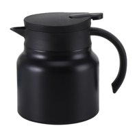 Magideal - Jarra Térmica De Acero Inoxidable Para Café, Jarra De Café Al Vacío, Botella De Agua Caliente De Gran Capacidad De 800Ml Para Restaurantes, Regalos De Negro