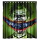 thumbnail image 1 of Cortina de ducha de Joker loco y loco, juego de cortinas de baño con ganchos, tamaño 66 x 72 pulgadas, 1 of 3