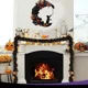thumbnail image 3 of Corona De Gato Con Luna De Halloween Para Decoración De Casa, 3 of 5