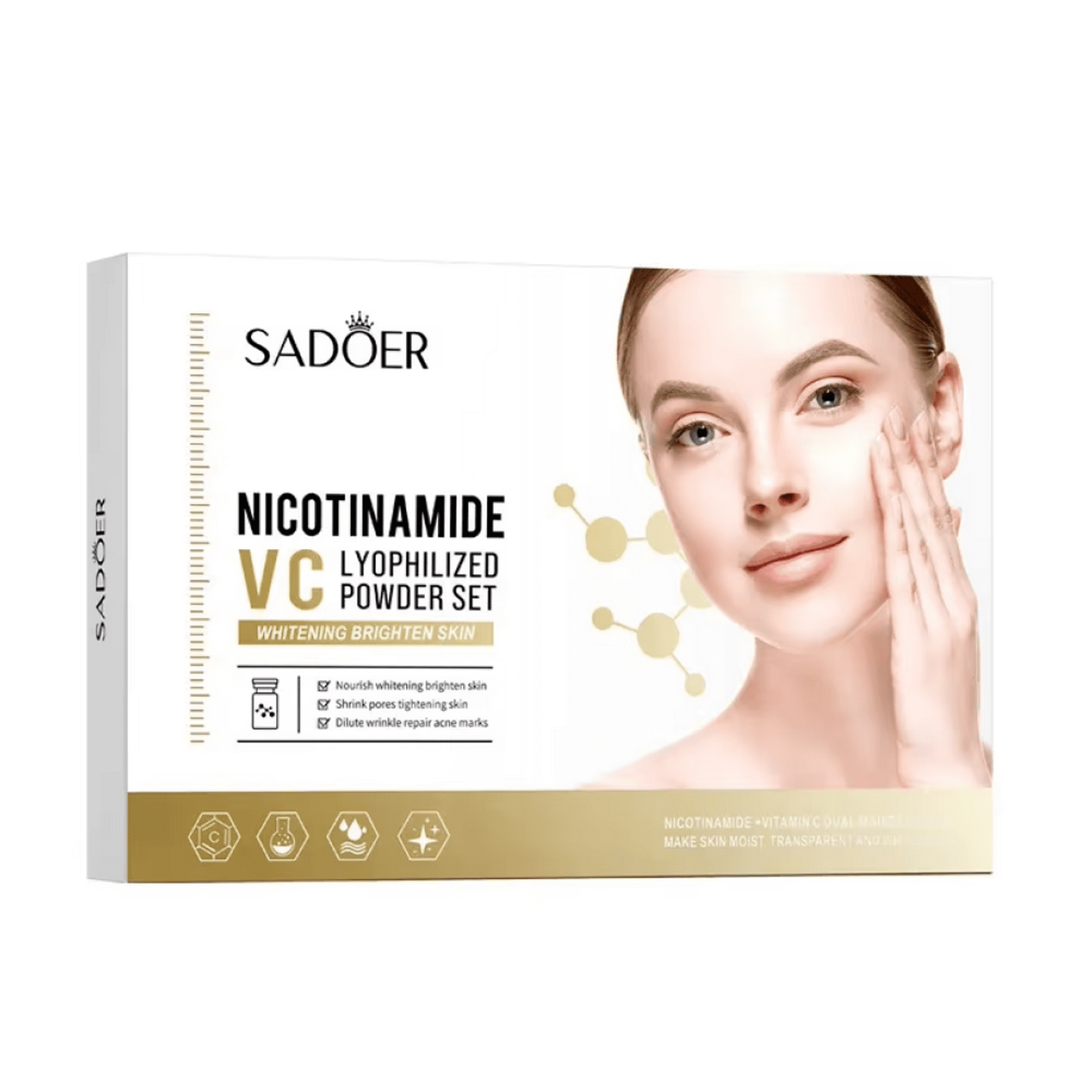 Sadoer Nicotinamida Vc Dual Kit Serum Efecto Lifting Set 12u