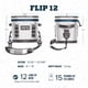 thumbnail image 4 of Nevera portátil YETI Hopper Flip 12 Azul Marino, 4 of 7