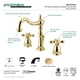 thumbnail image 2 of Grifo de baño Kingston Brass KB1977AX de instalación amplia, latón cepillado, 2 of 6