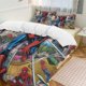 thumbnail image 3 of The Life of Spider-Man 3 Piece Sets Full/Queen Size - Reversible Microfiber Quilts with 2 Shams Soft Lightweight Bedspread Coverlet Comforter for All Season Bed Sheets, 3 of 5