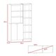thumbnail image 5 of Living Combo Home Estante 45 Cm + Estante 2 Puertas Blanco, 5 of 7
