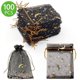 thumbnail image 1 of Bolsas De Organza Suxumhao Con Cordón 100 Pzas Negro, 1 of 4