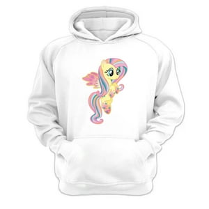 Genérico - Polerón Canguro Mi Pequeño Pony Blanco Talla Xl Unisex