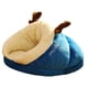 thumbnail image 5 of Cama Para Gatos Con Capucha, Cama Nido Para Dormir, Encantadora Perrera Para Perros, Para Regalo, Interior, Cachorro, L, Azul, 5 of 5
