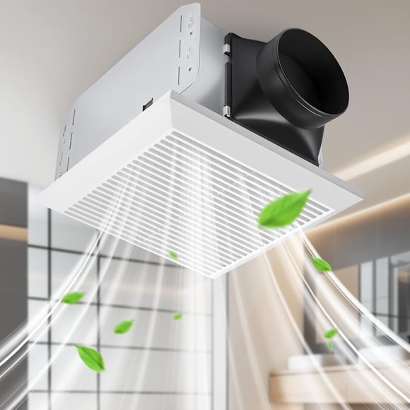Extractor De Baño Growneer 110 CFM 1.0 Sone Blanco