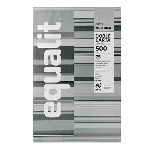 Genérico - Papel Carta Resma Equalit Multifuncion 500 Hojas 75Gr Blanco