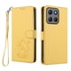 thumbnail image 1 of Motorola MOTO G15/G15 Power Funda Billetera de Gato, Amarillo, 1 of 6