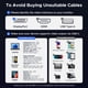 thumbnail image 4 of Cable USB C a DisplayPort Warky 4K 60 Hz para MacBook Pro/Air, 4 of 7