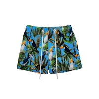 Samia - Traje De Baño Estampado Celeste Short Niño 6