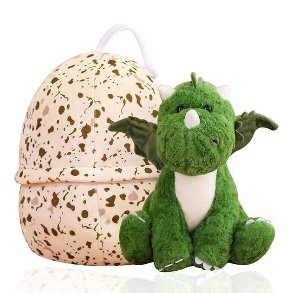 Juguete de peluche BUALR Dinosaur con huevo de dinosaurio grande, 400 g