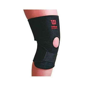 Rodillera Wilson Ajustable Negra Tenis Padel