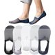 thumbnail image 1 of 5 pares de calcetines invisibles transpirables de seda helada, calcetines invisibles para hombres y mujeres, calcetines planos antideslizantes de corte ultrabajo., 1 of 7