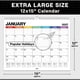 thumbnail image 3 of Calendario de Pared Dunwell 18 Meses 15 x 12, 3 of 3