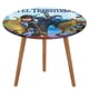 thumbnail image 1 of Hotel Transylvania-theme Fitted Round Tablecloths Elastic Edged Table Covers Waterproof Table Cloth for Kitchen Holiday Party Tables Decor 120cm, 1 of 6