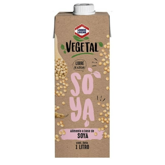 Bebida Vegetal Soya Natural Caja, 1 L