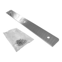 Placa Metálica Para Colgador Cinta Lama 20 Cm Dvp