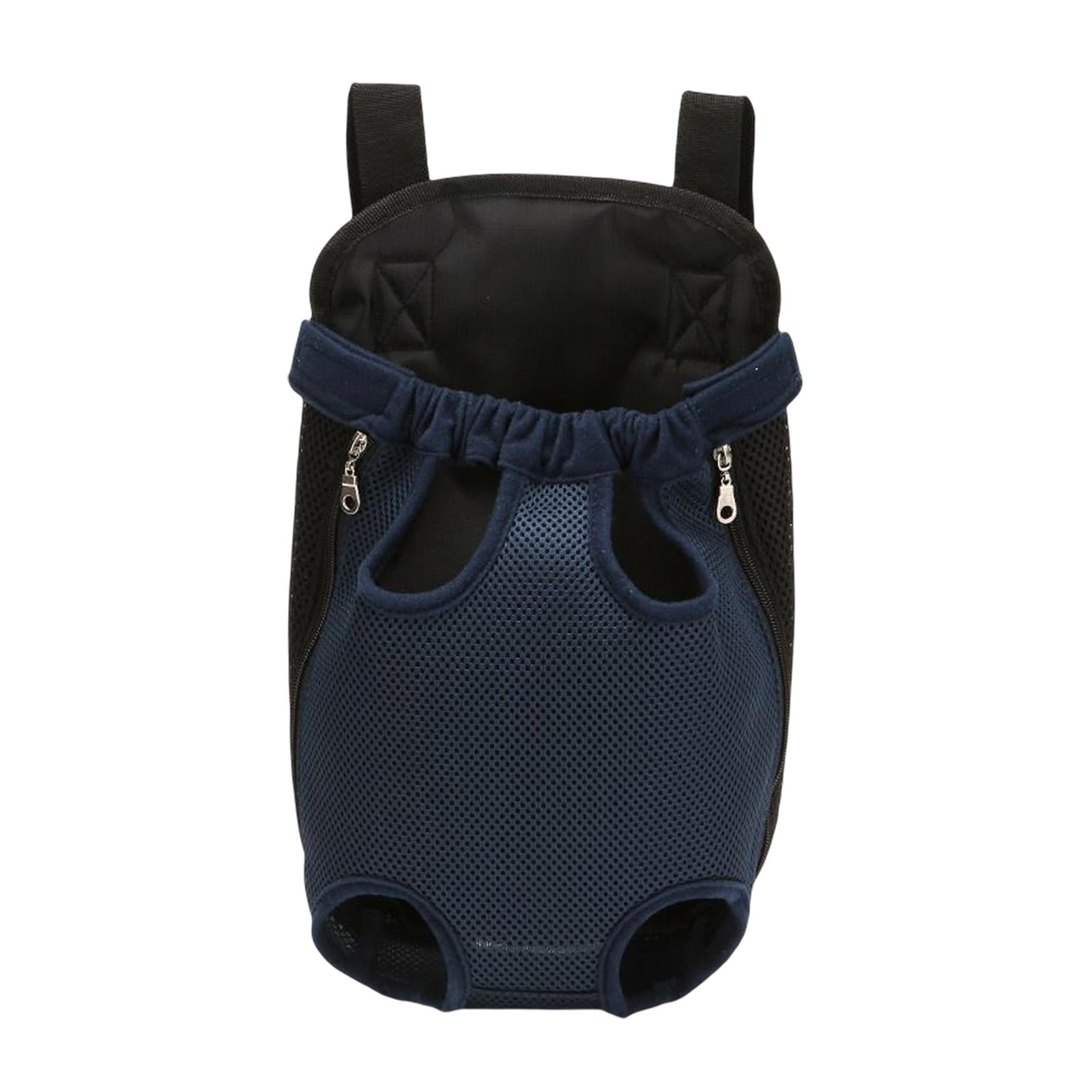 Ioensy - Pet Carrier Backpack Legs Out Bolsa De Viaje Para Perros Pequeños Gato S Azul Marino