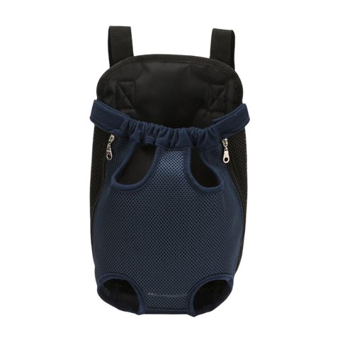 Ioensy - Pet Carrier Backpack Legs Out Bolsa De Viaje Para Perros Pequeños Gato S Azul Marino
