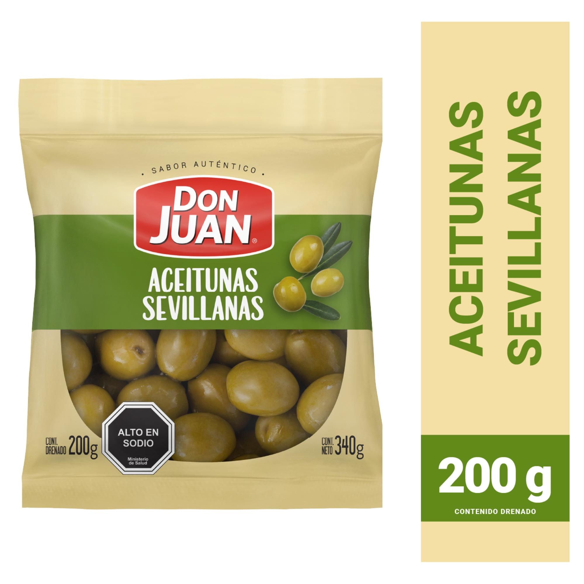 Aceitunas Sevillanas Bolsa 340 g Don Juan