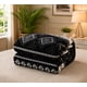 thumbnail image 3 of Cubrecama de Invierno Plush con Chiporro 2 Plazas Negro con Rombos RS1037, 3 of 3