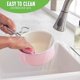 thumbnail image 4 of Juego de cacerolas GreenLife 1 qt + 2 qt rosa antiadherente, 4 of 5