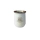thumbnail image 2 of Mate Acero Inoxidable Blanco Con Bombilla, 2 of 3