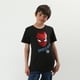 thumbnail image 1 of Polera Manga Corta Niño Lentejuelas Spiderman Negro Marvel, 1 of 6