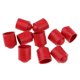 thumbnail image 3 of 10 Uds. Cubierta Protectora De Cabeza De Punta De Taco De Billar De Goma Para Billar Snooker Rojo, 3 of 5