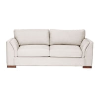 Latam Home - Sofa Cama Milan 2Pl Con Resortes Pocket Lino Blanco