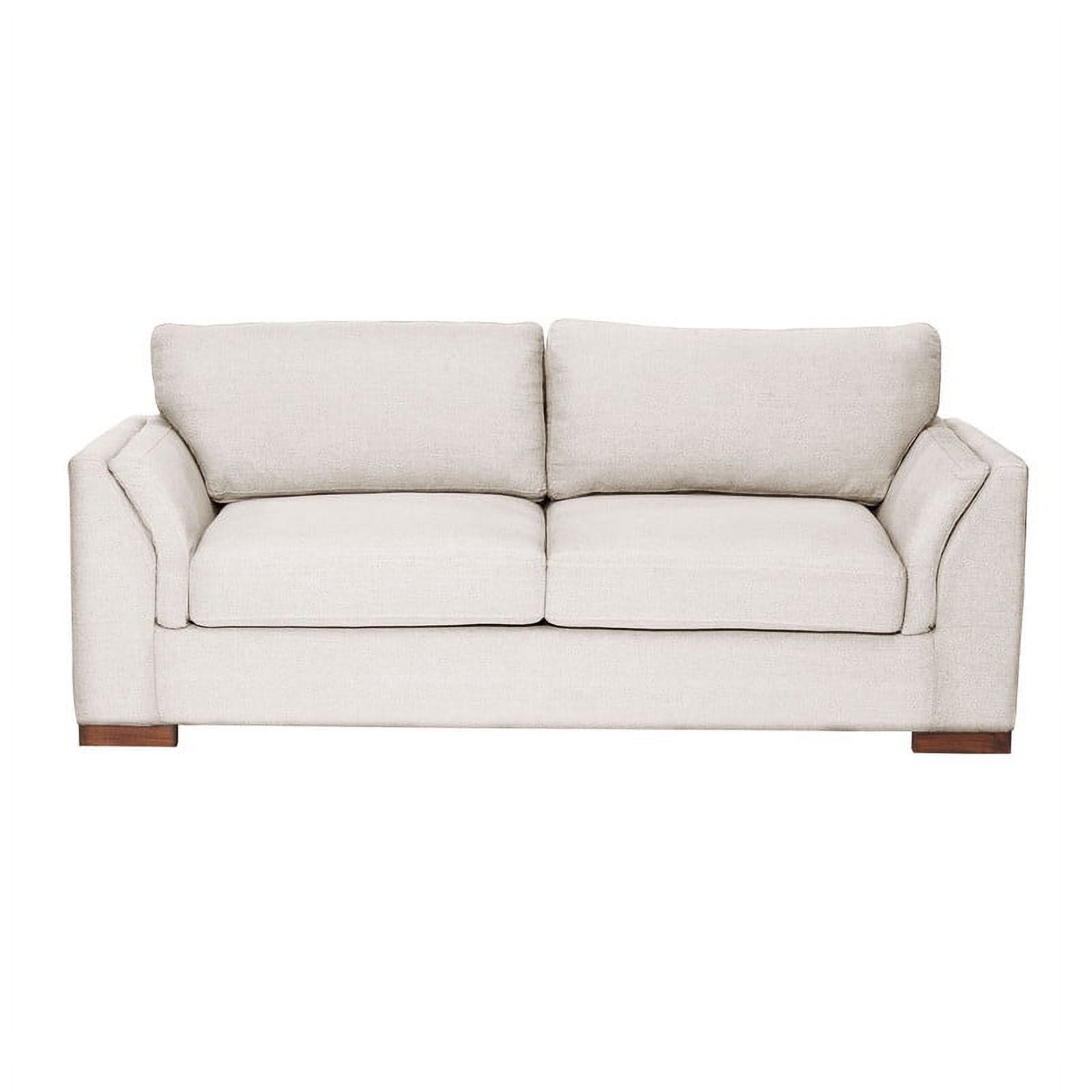 Latam Home - Sofa Cama Milan 2Pl Con Resortes Pocket Lino Blanco