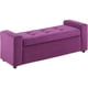 thumbnail image 2 of Banqueta Baul Lawin 2c Felpa 30 Morado, 2 of 5