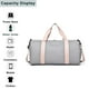 thumbnail image 3 of Bolsa de gimnasio moderna y sencilla, bolsa de lona para mujer, bolsa de lona pequeña, bolsa de viaje, bolsa deportiva, bolsas de fin de semana, 3 of 5