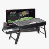 Line - Mini Parrillera De Carbón Plegable Portátil Acero