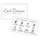 thumbnail image 1 of Tarjetas de Cuidado para Extensiones de Pestañas UGBFHT 8,9 x 5,3 cm Pack de 100, 1 of 6