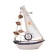 thumbnail image 3 of Modelo De Velero, Artesanía Mediterránea, Decoración Del Hogar Para Regalos, Timón De Escritorio Para Sala De Estar, 3 of 3