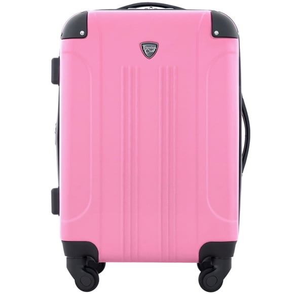 Luggage Travelers Club Chicago Hardside 20 pulgadas, color rosa intenso