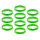 thumbnail image 4 of 10 Piezas / Paquete En Blanco Pulseras De Silicona De Moda Pulsera De Goma Verde, 4 of 5