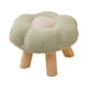 thumbnail image 4 of Sofá reposapiés reposapiés zapatos que cambian la forma de la flor cómodo lindo antideslizante puf pequeño taburete debajo del escritorio para porche Verde, 4 of 5