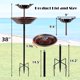 thumbnail image 5 of Bañera para pájaros JOYBEE HOME&GARDEN de metal con doble estaca, 97 cm, 5 of 9