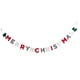 thumbnail image 1 of Feliz Navidad Tela Banner Banderines Boda Dibujos Animados Cortina Decoración DIY Letras, 1 of 3