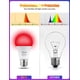 thumbnail image 4 of Bombillas LED para dormir Ajuns, color rojo, 7 W, 650 nm, regulable, E26, paquete de 2, 4 of 7