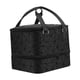 thumbnail image 3 of Organizador de esmaltes de uñas de doble capa, estuche portátil para guardar manicura, bolsas para el cuidado de las uñas, estuche para secador de uña Cremallera negra, 3 of 5